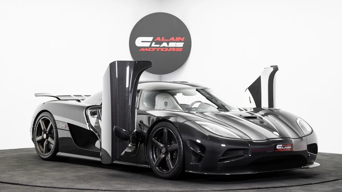 Koenigsegg Agera R hypercar finished in silver